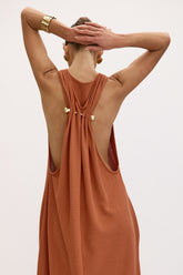 Beatrice Dress Terracotta